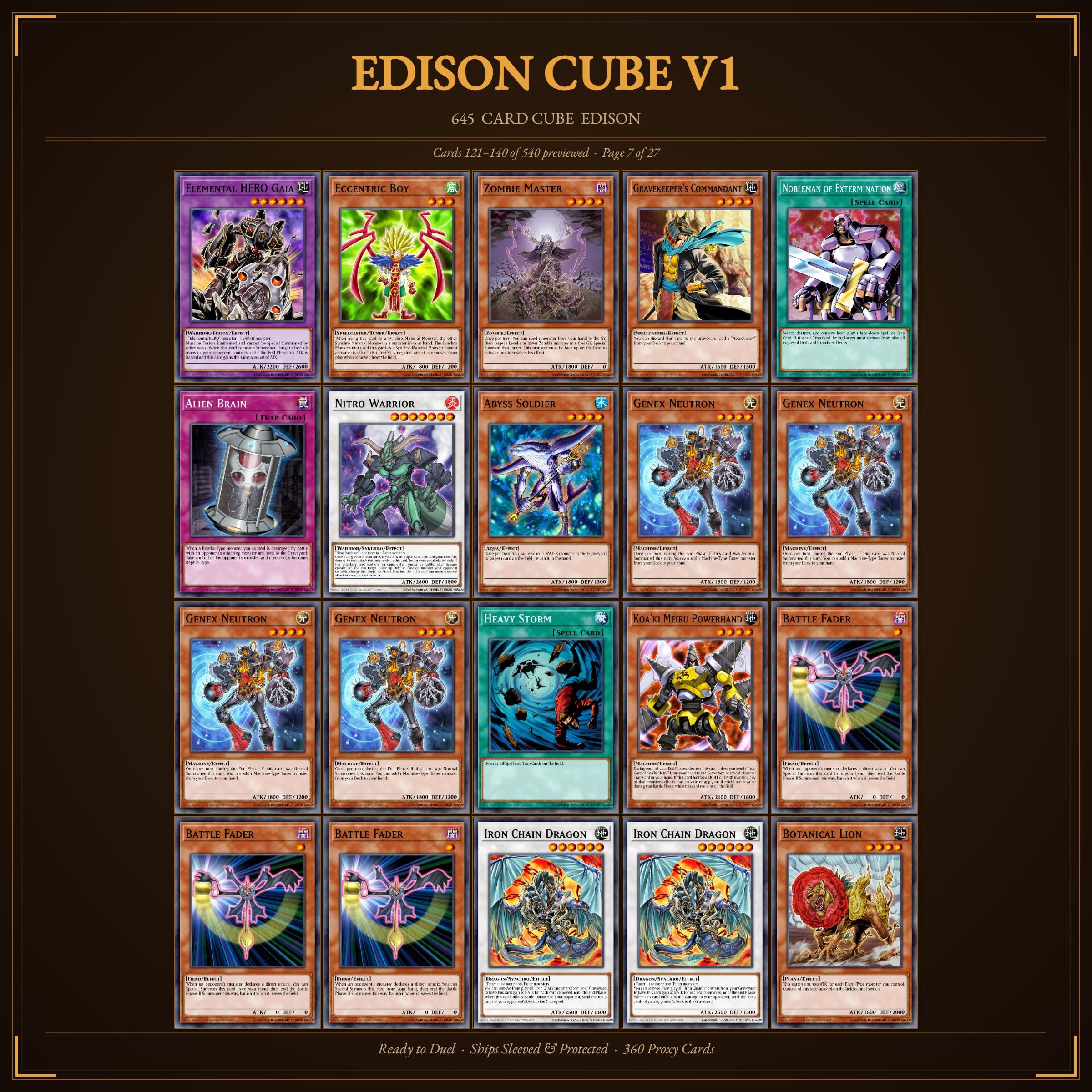 Yugiohs Proxies Set - Etsy