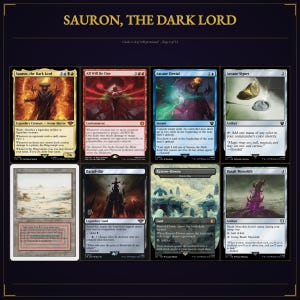 mtg sauron commander deck precon Supremacy (Precon Upgrade) (Commander / EDH Deck) Magic the GatheringForth now Hosts of Mordor LOTR Precon