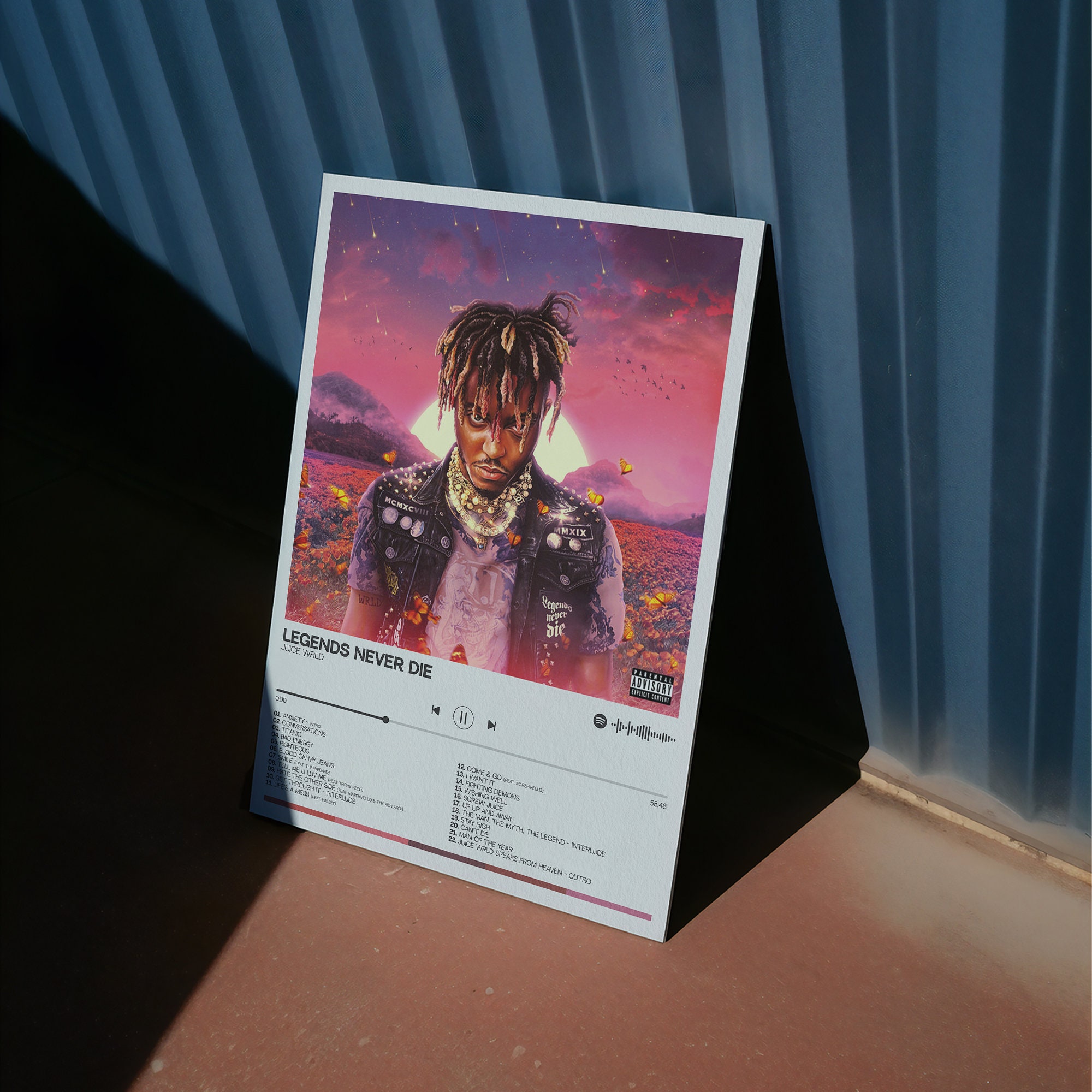 Juice WRLD Wall Art Set Printable Wall Art Juice WRLD - Etsy Australia
