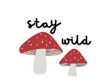 Restez sauvage png pour la sublimination