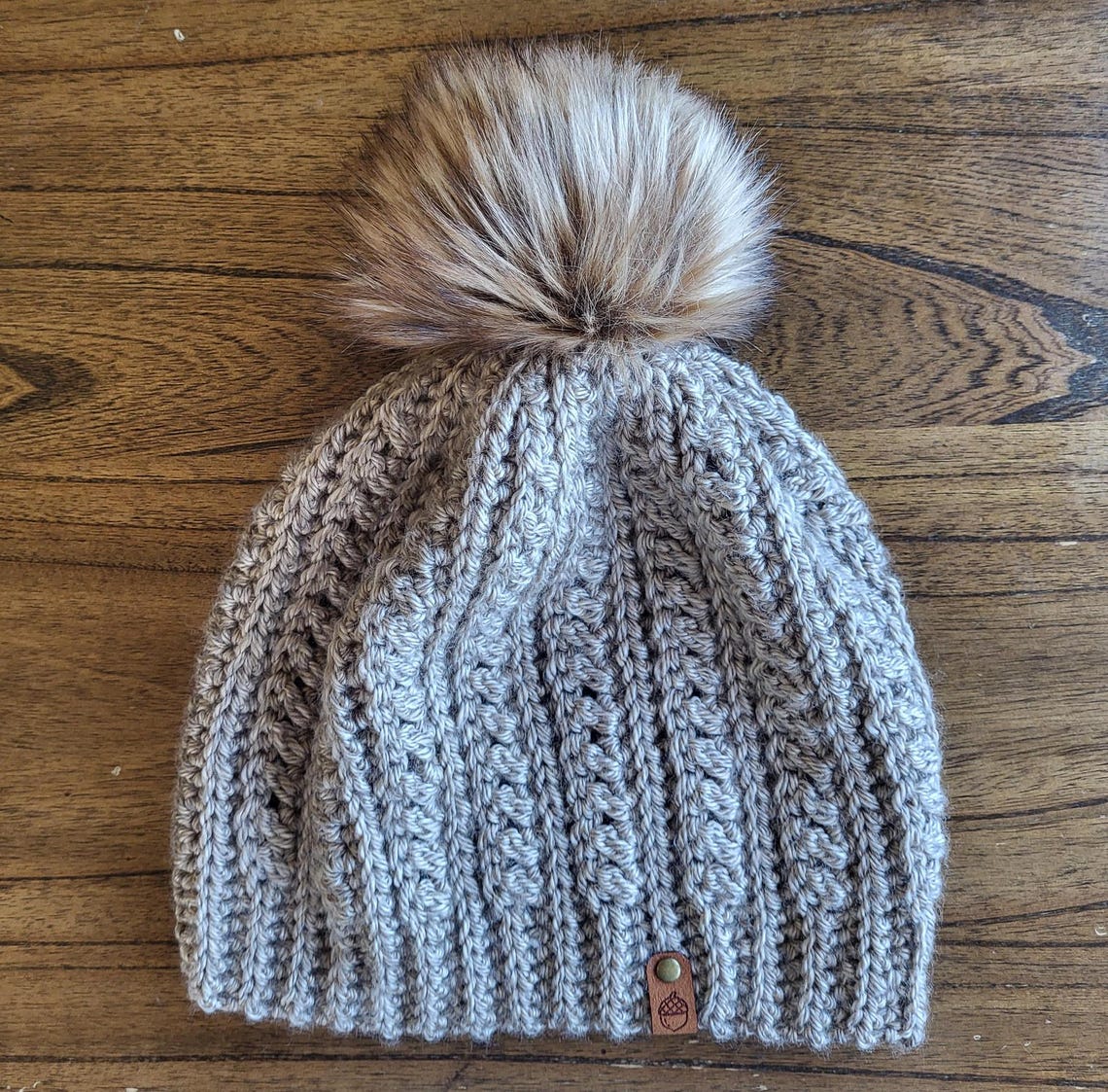 Acorn Cherry Beanie