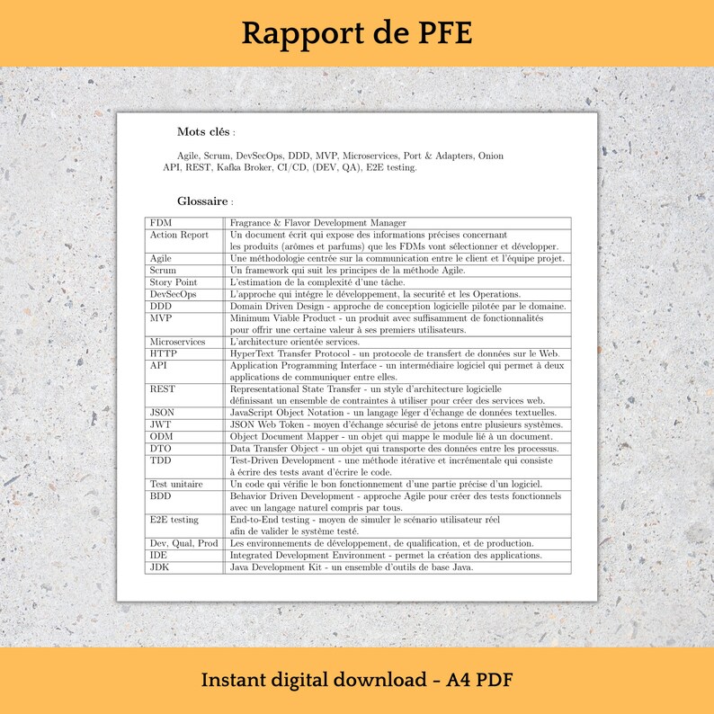 Rapport De Projet De Fin D’Études: Développement Web D’une Application ...