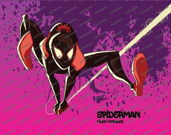 Miles Morales Spiderman Digital Download