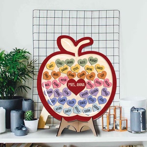 Gepersonaliseerde leraar met naam leerling beloningspotje, bedankjes voor leraar, cadeaus lerarenwaardering, klasdecor, cadeaus leraar