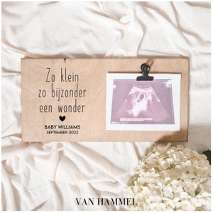 Annuncio di gravidanza | Echo board | Annuncio della gravidanza | Incinta | Regalo personalizzato | Così piccolo così speciale