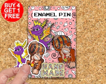 Dragon Gaming Enamel Pins Gaming Gift For Her Funny Anime Pins Kawaii Animal Pin Enamel Pins Jacket Funny Cartoon Pin Cute Pins Set
