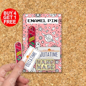 Retour vers le futur skateboard épingles en émail esthétique cinéphiles cadeaux drôle épinglette kawaii ensemble d'épingles pour veste épingles en émail ensemble de épingles en émail drôle