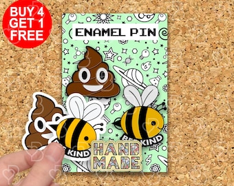 Bumblebee Bee Pin Meme Enamel Pins Positive Vibe Gift Funny Lapel Pin Cute Funny Animal Pins Cute Pins For Backpacks Pin Set Funny