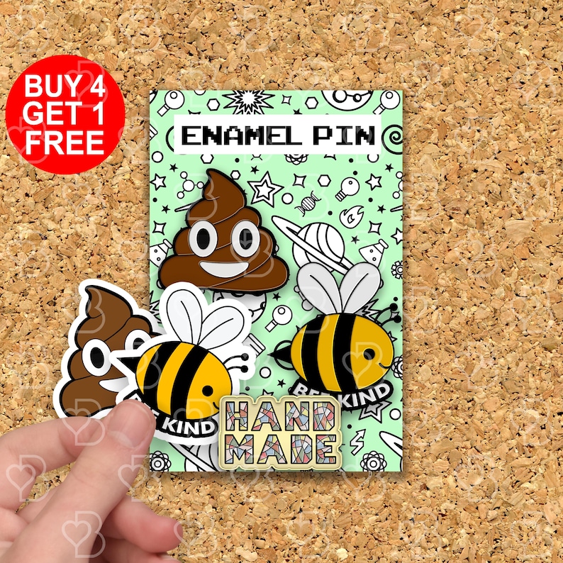 Bumblebee Bee Pin Meme Enamel Pins Positive Vibe Gift Funny Lapel Pin ...