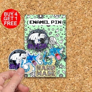 Lugia Dragon Enamel Pin Gift Anime Lover Enamel Pin Set Funny Kawaii Pin Set Enamel Pin Bag Cartoon Enamel Pin Set Enamel Pins Set