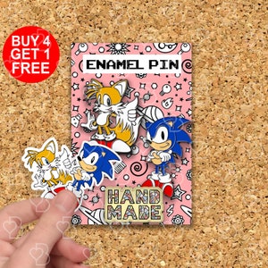 Hedgehog Tails Pin Gaming Gift For Her Enamel Pin Set Funny Cute Enamel Pins Set Kawaii Backpack Pin Cute Anime Pins Pin Set Funny