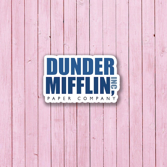  Dunder Mifflin Paper Company Logo Sticker Decal (The