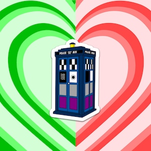 Arquivo de sublimação fofo LGBT Rainbow Police Box Kawaii PNG arquivo clipart download digital