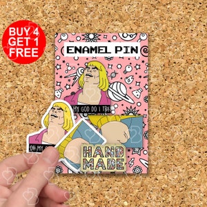 He Man Sings Meme Enamel Pins Anime Meme Gift Enamel Pin Funny Cute Pin For Her Jeans Enamel Pin Kawaii Anime Pins Enamel Pin Set Cute