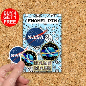 Pin's espace émail logo NASA