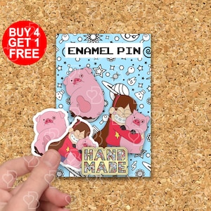 Gravity Falls Waddles Animal Enamel Pins Anime Pet Gift Funny Lapel Pin Cute Anime Pins Backpacks Enamel Pin Enamel Pin Gift Set