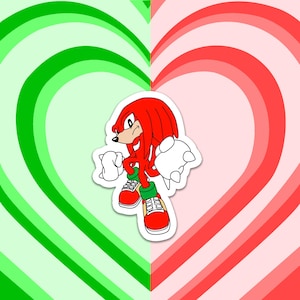 Knuckles Igel Spiel Sublimationsdatei Lustige niedliche Png Datei Clipart Digital Download