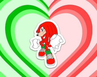 Knuckles Hedgehog Game Sublimation File Funny Cute Png File Clipart Digital Download