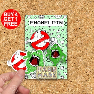 Ghostbusters Superhero Ghost Enamel Pins Ghost Lovers Gift Funny Lapel Pin Backpack Enamel Pins Cute Pins Anime Cute Enamel Pins Set