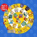 Eevee Animal Enamel Pins Set Anime Gift Set Cute Anime Pins Kawaii Animal Pins Lapel Pins Set Anime Bag Pins Backpack Pins Set