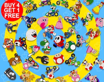 Super Mario Gaming Enamel Pins Anime Pin Set Video Game Enamel Pins Rpg Game Gifts Ghost Enamel Pin Anime Lapel Pins Jeans Enamel Pin