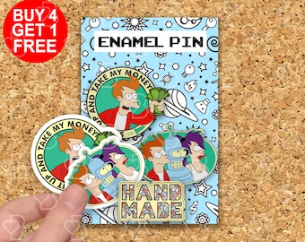 Planet Express Rocket Meme Enamel Pins Anime Lovers Gift Funny Pins Enamel Kawaii Pins Set Jeans Enamel Pins Funny Cartoon Pin Pin Set Funny