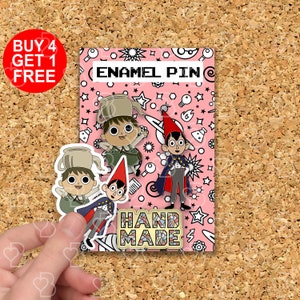 Otgw Animation Pins Cartoon Lovers Gift Funny Enamel Pin Anime Kawaii Pin Backpack Pins Cute Funny Anime Pins Enamel Pin Gift Set