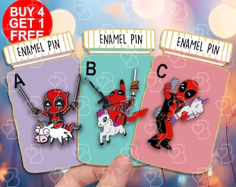 Deadpool Meme Enamel Pins Gift Set Anime Friend Gift Cute Funny Pins Kawaii Animal Pins Jacket Enamel Pin Jeans Enamel Pins Lapel Pin Set