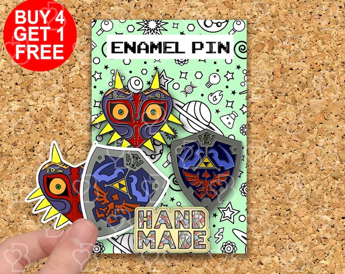 Majora's Mask Zelda Enamel Pins Rpg Game Gifts Cute Funny Enamel Pins Jeans Enamel Pins Witch Lapel Pin Enamel Pins Gift Set