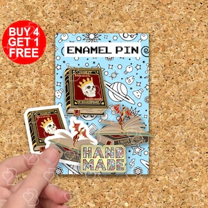 Hamlet Books Épinglette émaillée Livres cadeaux pour amoureux Épinglette émaillée drôle Épingles kawaii Veste émaillée Épinglette émaillée Animal Ensemble cadeau épinglette émail