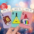 Gravity Falls Wizard Enamel Pins Gift Set Anime Friend Gift Enamel Pin Set Funny Kawaii Pin Set Enamel Pin Bag Cartoon Enamel Pin Set product logo