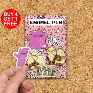 Ditto Ghost Enamel Pins Anime Gift For Boys Funny Enamel Pin Anime Kawaii Pin Bags Enamel Pins Cute Cartoon Animal Pin Lapel Pin Set