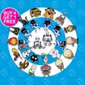 Wild Robot Anime Enamel Pin Set Astrobot Game Enamel Pins Anime Animal Pin Cat Enamel Pin Anime Lapel Pins Kawaii Bag Pins Anime Gift Set