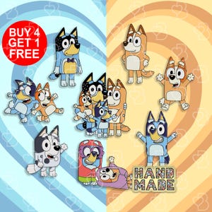 Blue Heeler Dog Enamel Pin Set Cute Gift Set Cute Anime Pins Kawaii Animal Pins Lapel Pins Set Anime Bag Pins Backpack Pins Set