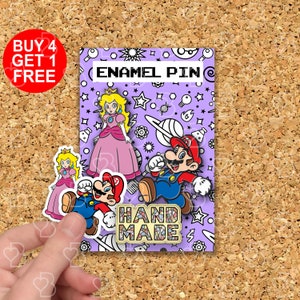 Super Mario Funny Pin Anime Friend Gift Enamel Pin Funny Cute Pins Set Funny Pins For Backpack Enamel Anime Pins Enamel Pin Set Funny