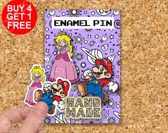 Super Mario Funny Pin Anime Friend Gift Enamel Pin Funny Cute Pins Set Funny Pins For Backpack Enamel Anime Pins Enamel Pin Set Funny