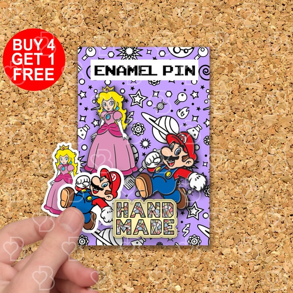 Super Mario Funny Pin Anime Friend Gift Enamel Pin Funny Cute Pins Set Funny Pins For Backpack Enamel Anime Pins Enamel Pin Set Funny