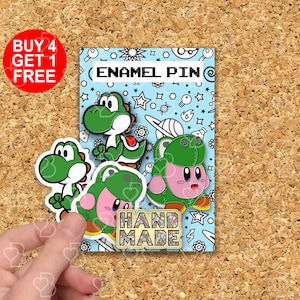 Super Mario Yoshi Dinosaurs Pin Fun Gaming Gifts Leuke grappige pins emaille pins set leuke pins voor jeans anime reversspeldjes emaille pins set anime