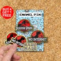 Jurassic Park Dinosaurs Pin Cool Dinosaur Gift Kawaii Backpack Pin Enamel Pin Bag Cute Cartoon Animal Pin Kawaii Pins Set product logo