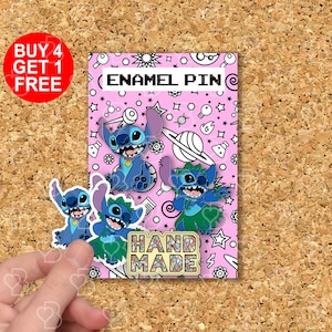 Stitch Ohana Bear Pin Anime Animal Gift Funny Pins Set Cute Anime Pins Lapel Pin Jacket Cartoon Animal Pin Backpack Pins Set