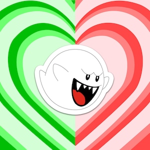 Boo Ghost Spiel Sublimationsdatei Super Mario Kawaii Png-Datei Clipart Digital Download