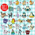 Eeveelution Anime Enamel Pins Set Anime Pins Gift Kawaii Animal Pins Funny Anime Pin Backpack Pins Set Animal Bag Pin Lapel Pins Set