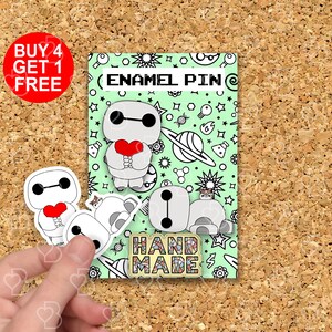 Baymax Funny Enamel Pins Set Big Hero Cute Anime Pin Funny Anime Pin Backpack Pins Set Ita Bag Pin Lapel Pins Set