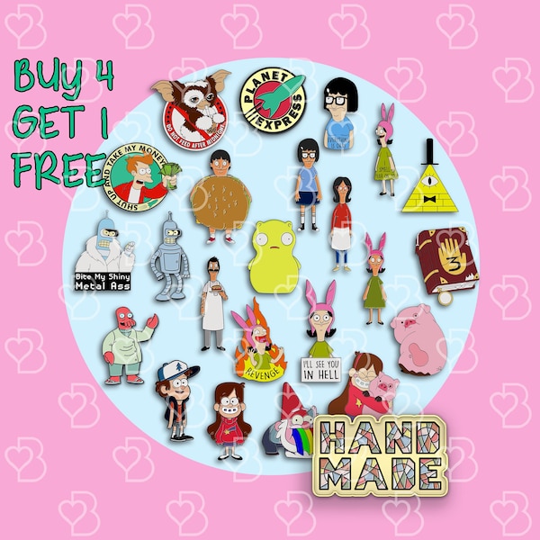 Bob Burgers Animation Pins Cartoon Emaille Pin Set Lustige Cartoon Pin Animation Geschenk Meme Emaile Pins Anime Pin Set Emaille Pin für Jeans