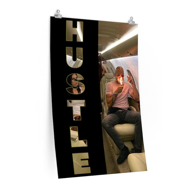 Andrew Tate Motivational Poster HUSTLE Etsy Singapore