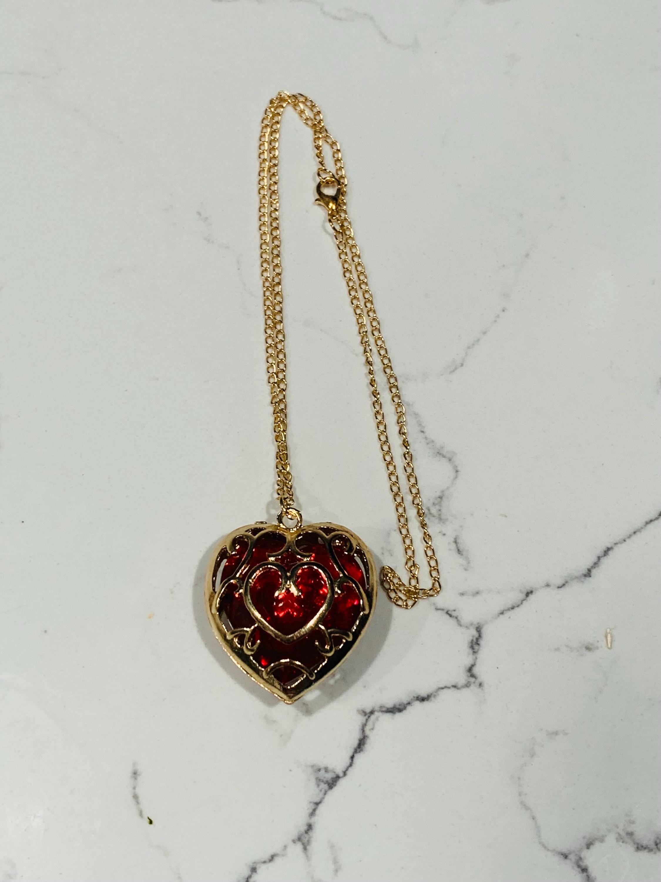 Legend of Zelda Inspired Heart Container Necklace and Keychain