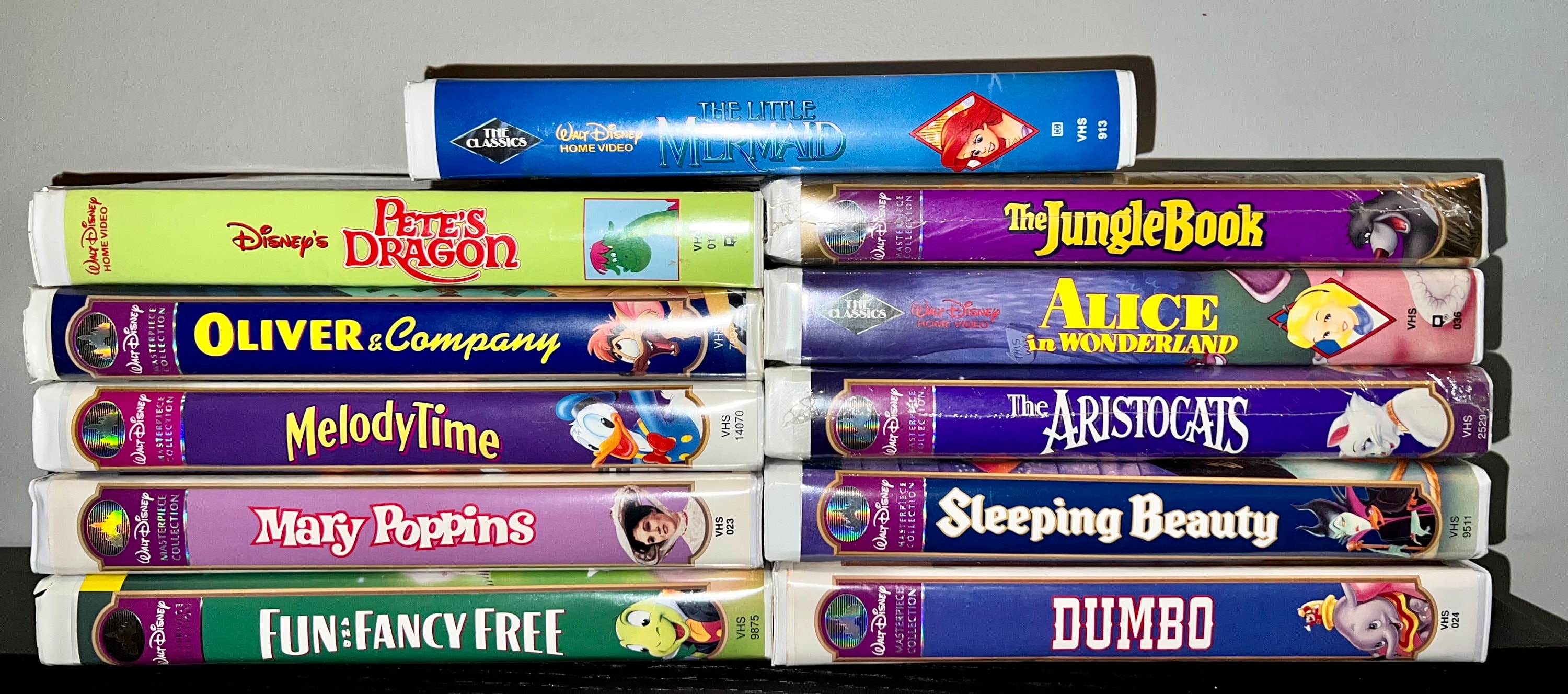 VHS Disney Movies. the Little Mermaid Jungle Book Sealed Etsy