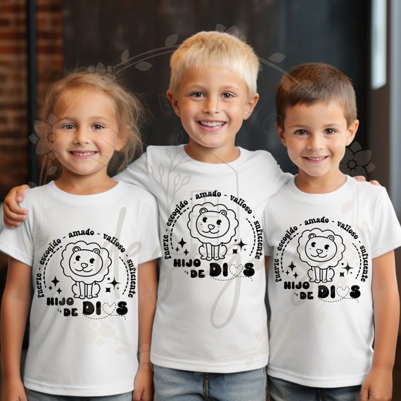Hijo de Dios SVG PNG Camisa Cristiana ninos Camisa cristiana para ninos Diseno de sublimacion Camiseta cristiana para ninos Camisa Hijo del Rey Jesus para ninos Etsy Espana