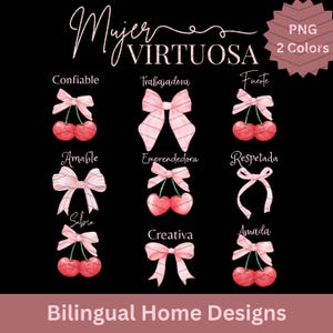 Mujer Virtuosa PNG Coqueta Arco Dios dice que Eres Sublimación Cristiana Proverbios Españoles 31 Mujer Fe Versículo Bíblico Frases Cristianas