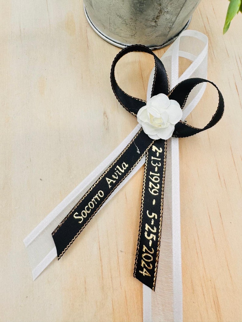100pcs-50-24pcs Personalized Ribbons/celebration of Life Funeral Favors ...